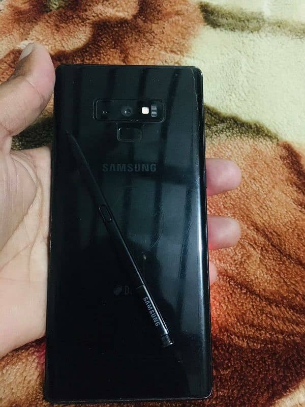 samsung Note 9 with box    6/128gb 6