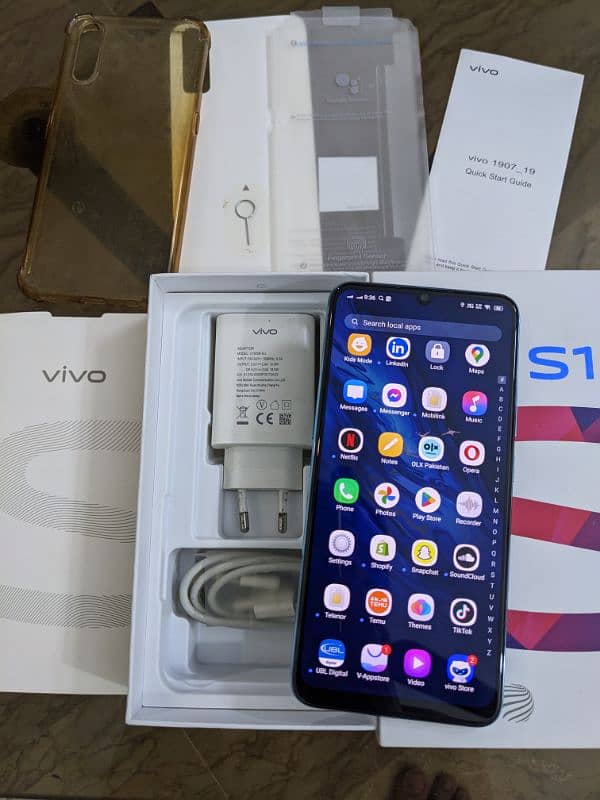 Vivo S1 (4gb 128gb) Complete Box 10