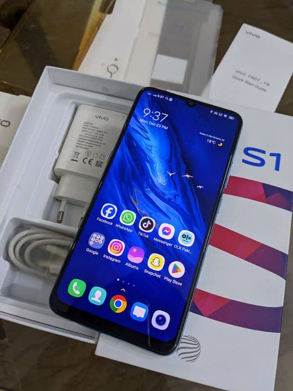 Vivo S1 (4gb 128gb) Complete Box 12