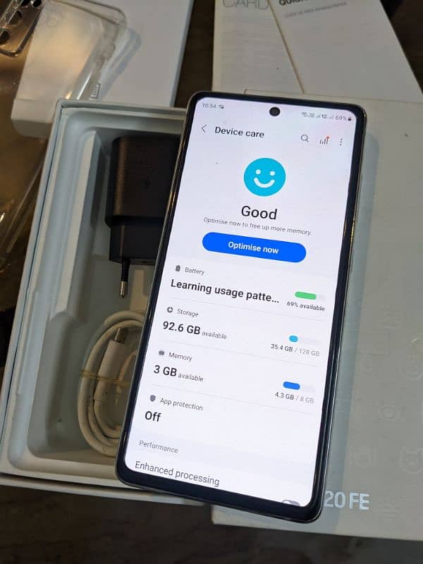 Samsung S20 FE 8gb 128gb Complete Box 6