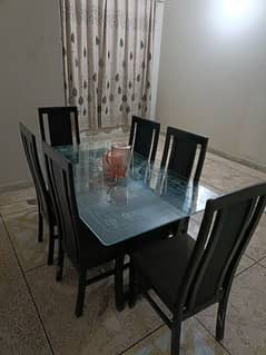 6 Chairs Dining Table for Sale