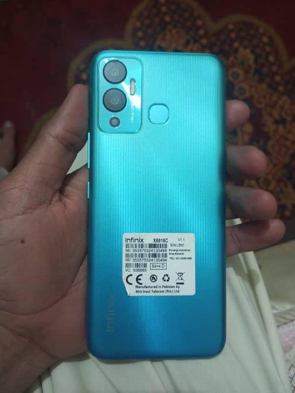 infinix hot 12 play for cell condation see in pic saf halat may hay 0