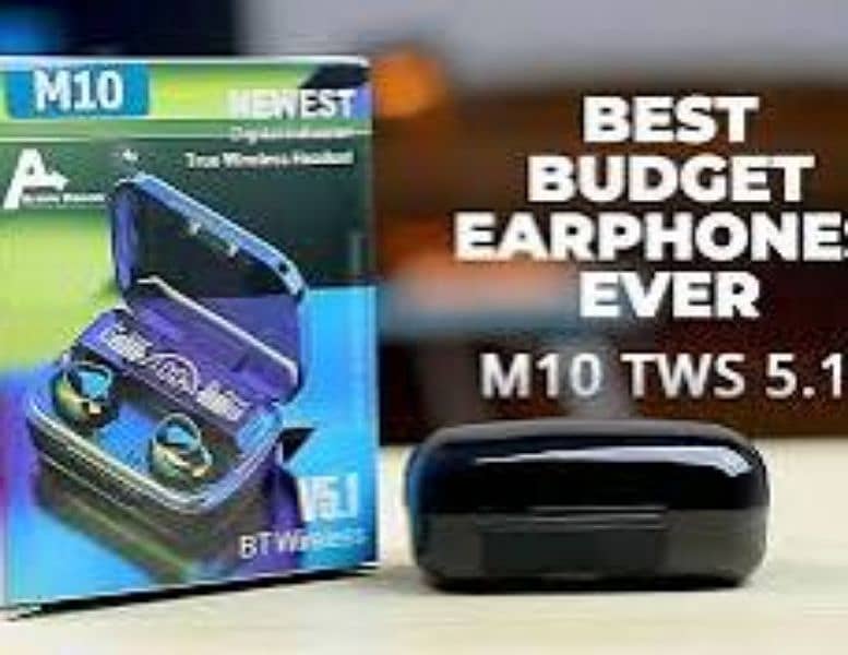 M10;Earbuds TWS 5.1 1