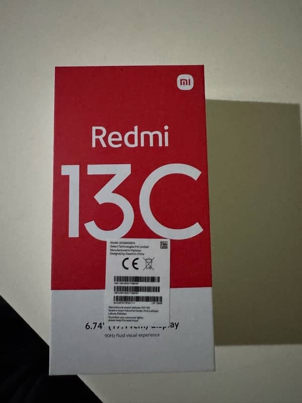 redmi 13c 6/128 official in warranty 5