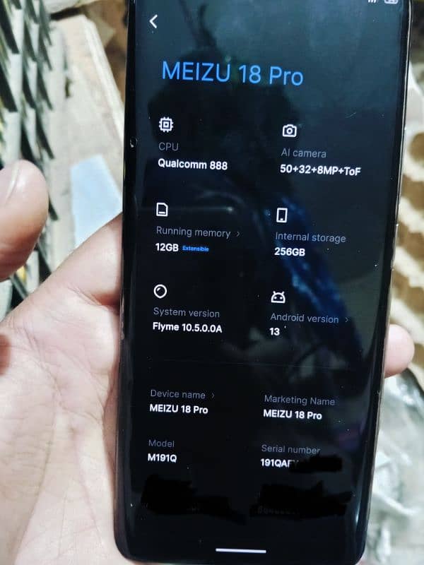 Meizu 18 pro - 12/256gb 4