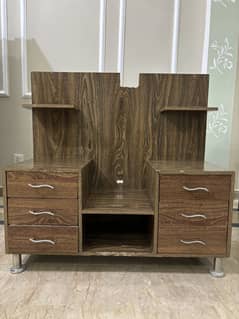 Tv trolley unit - wooden