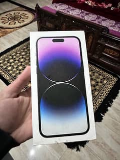 iphone14 pro max 512gb deep purple with box orig