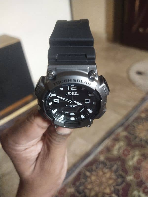 Casio solar powered watch 4