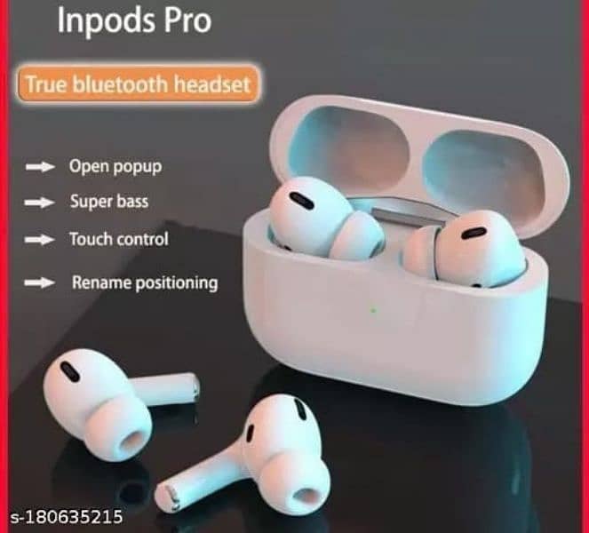 Pro White TWS Airpods Sound & High Quality 0