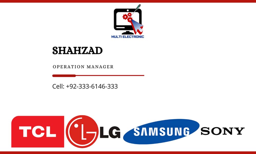 Authorized Service Centre of TCL, LG, Samsung, and Sony 0