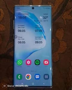 Samsung Note 10+ full Ok 12+12/256 GB Full Fair Condtion 10/10 Camera