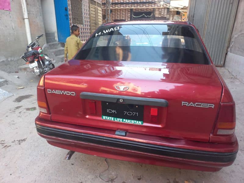 Daewoo Racer 2001 for sale like applied for base grade 2