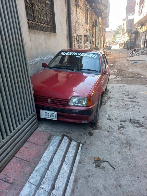 Daewoo Racer 2001 for sale like applied for base grade 9