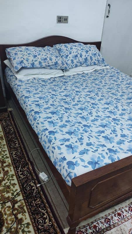 wooden bed set,dressing and side table. can be bought separately 5