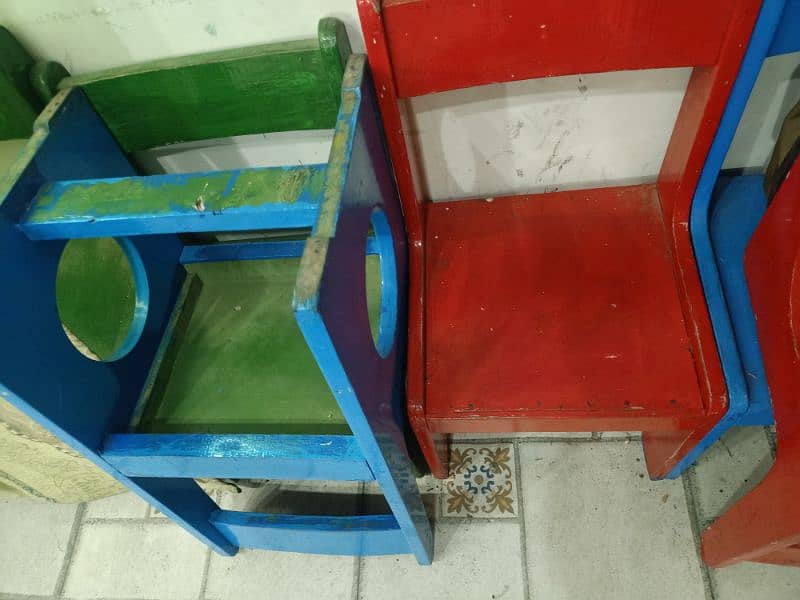 Small kids chairs ,24 chairs available for sale 500 per chair. 1