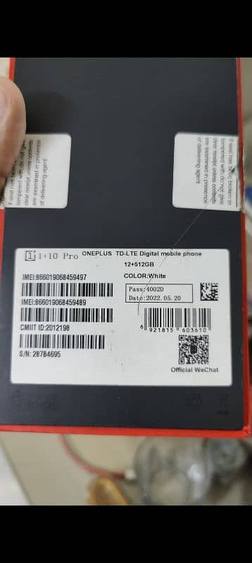 non PTA one plus 10 pro wd original box n accessories 3