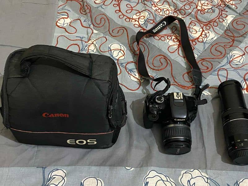 Canon 600d with 18-55mm and Canon 75-300mm lenses with all accessories 2