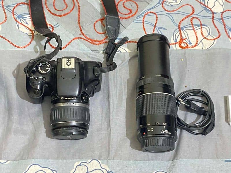 Canon 600d with 18-55mm and Canon 75-300mm lenses with all accessories 3