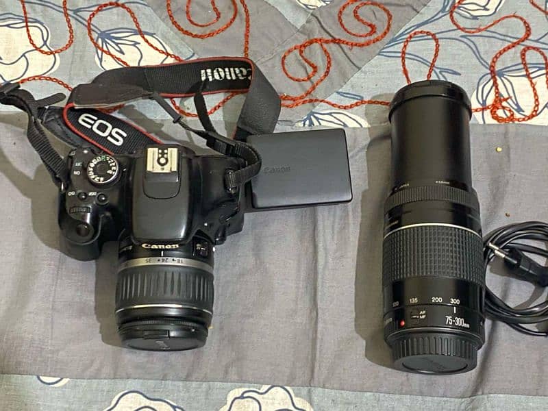 Canon 600d with 18-55mm and Canon 75-300mm lenses with all accessories 4