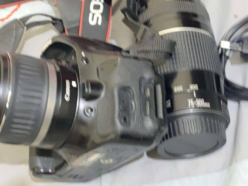 Canon 600d with 18-55mm and Canon 75-300mm lenses with all accessories 6