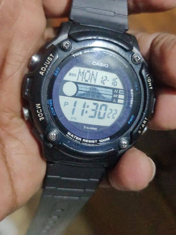 Casio Tide Graph Moon Face Solar Power&Battary system Watch for sale 0