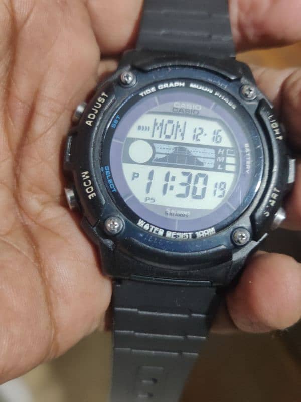 Casio Tide Graph Moon Face Solar Power&Battary system Watch for sale 1