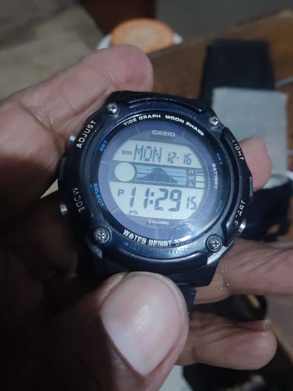 Casio Tide Graph Moon Face Solar Power&Battary system Watch for sale 3