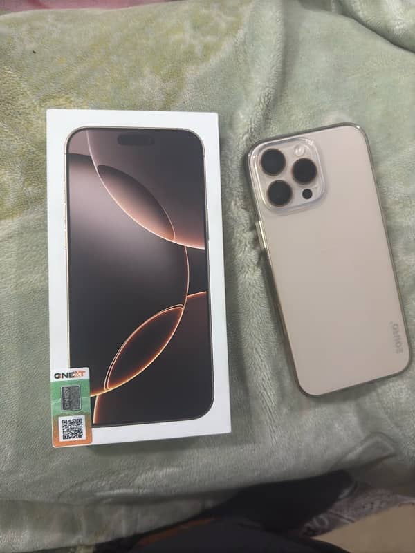 iphone 16 pro max one cycle count pta approved 256 gb 0