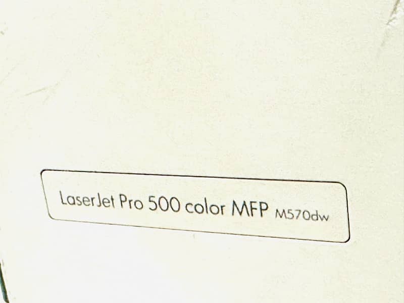 Original HP Laser Jet Pro 500 M570DW Best Color Printer 4