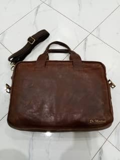 Laptop bag pure leather