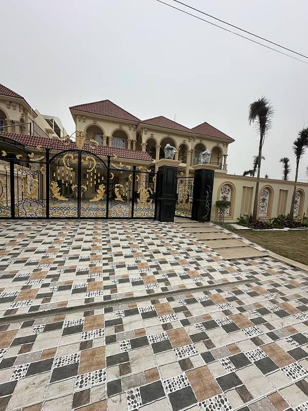 2 Kanal Brand New First Entry Spanish Style Facing Road 100 Feet For Sale Available In Valencia Housing Society Lahore 0