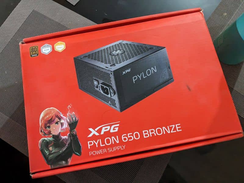 XPG PYLON 650W 80+ BRONZE PSU 3 MONTHS WARRANTY 0