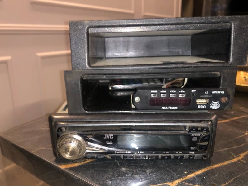 JVC brand CD player with FM radio 0