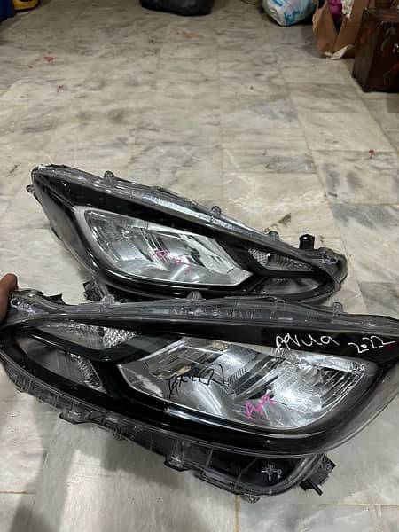 TOYOTA AQUA 2022  FRONT HEADLIGHTS OEM 1