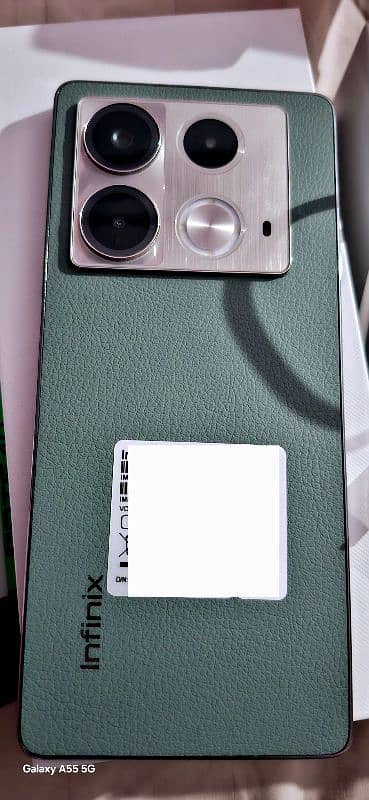 infinix note 40 green leather back 11 months warranty 0