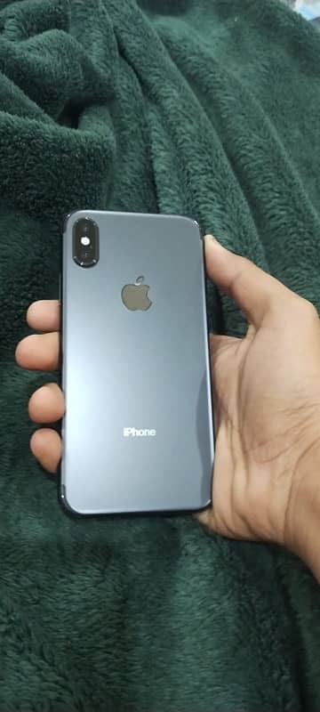 IPhone X in black color PTA approved 256gb all ok hay. 0