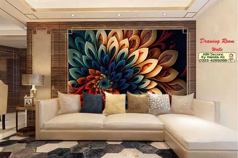 3D wall Mural 6