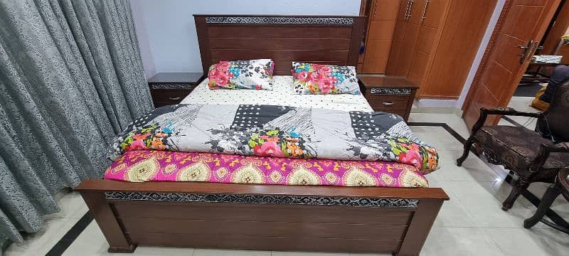 wooden bed set 1