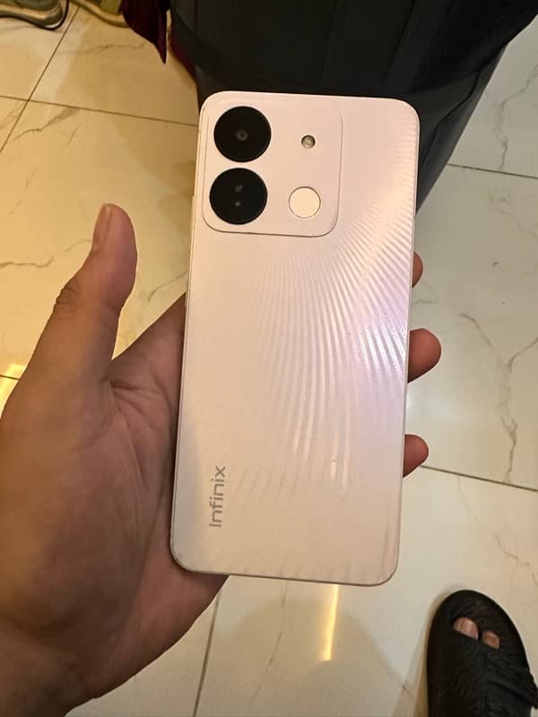 infinix smart 7 HD 64 GB white colour 2