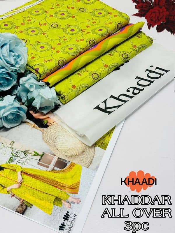 Khaadi: SAPPHIRE * 3pc casual Winter Clothes. 7