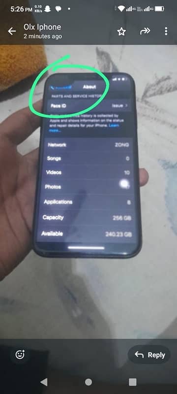 iphone x 256gb pta approved official … 7