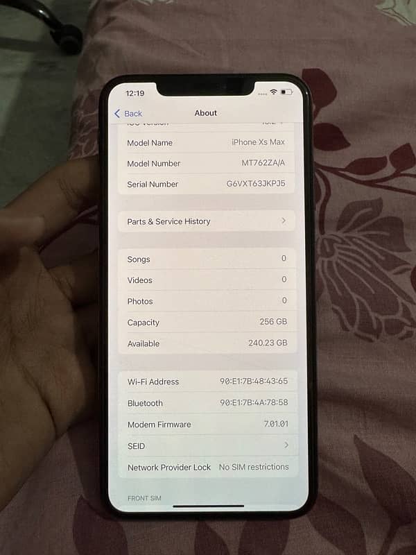 iPhone XS Max Pta approved 4