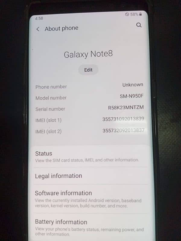 Samsung Note 8 1