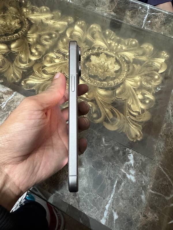 iphone 15 pro max Natural Titanium 10/10 condition 2