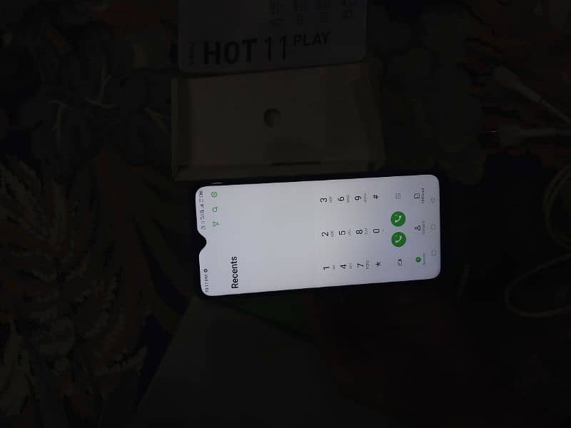 infinix hot 11 play 4 64  with box official PTA proof condition 10.10 2