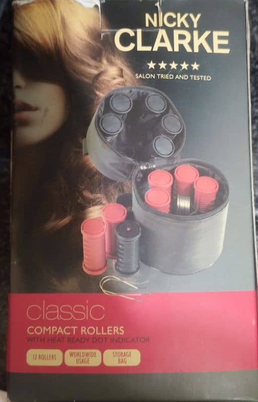 NICKY CLARKE Hair Curlers Rollers Best Quality 10