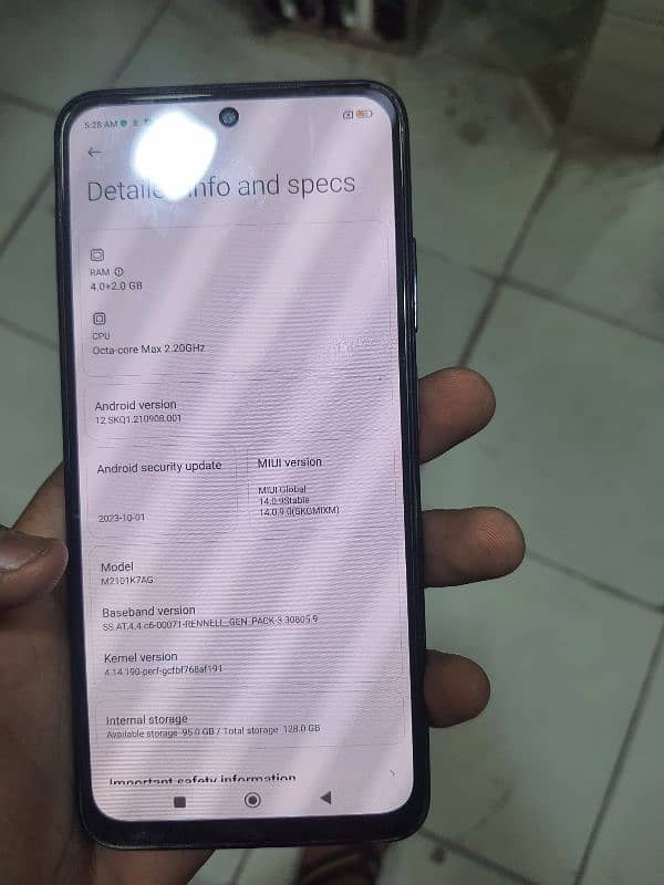 Redmi note 10 pta approve 6/128gb 10/10 all ok. 3