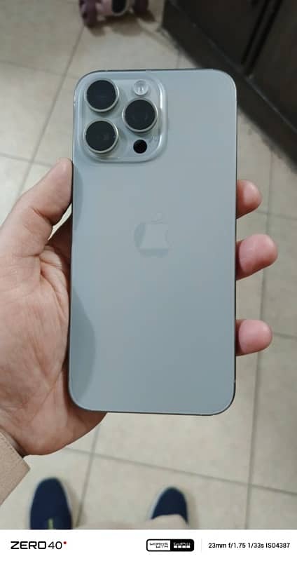 I phone 15 pro max LLA modle pta approved 1