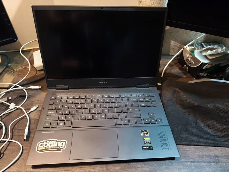 Gaming laptop HP Omen 15 144hz, Ryzen 5900HX, RTX 3070 8GB, RGB 2