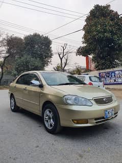 Toyota Corolla 2007 urgent sale Islamabad number.